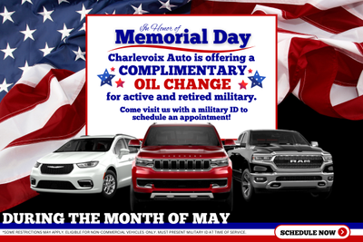 Memorial Day Oil Change Special